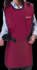 X-Large Wolf X-Ray Lead Apron - Gray Easy Wrap