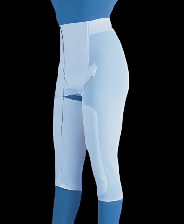 Compression Garment Below the Knee White Medium - F020004
