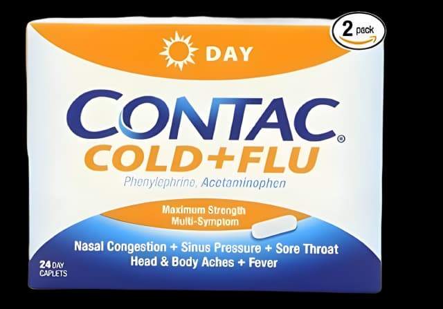 Contac Cold & Sinus Relief Tablets - Non-Drowsy, 24 Box