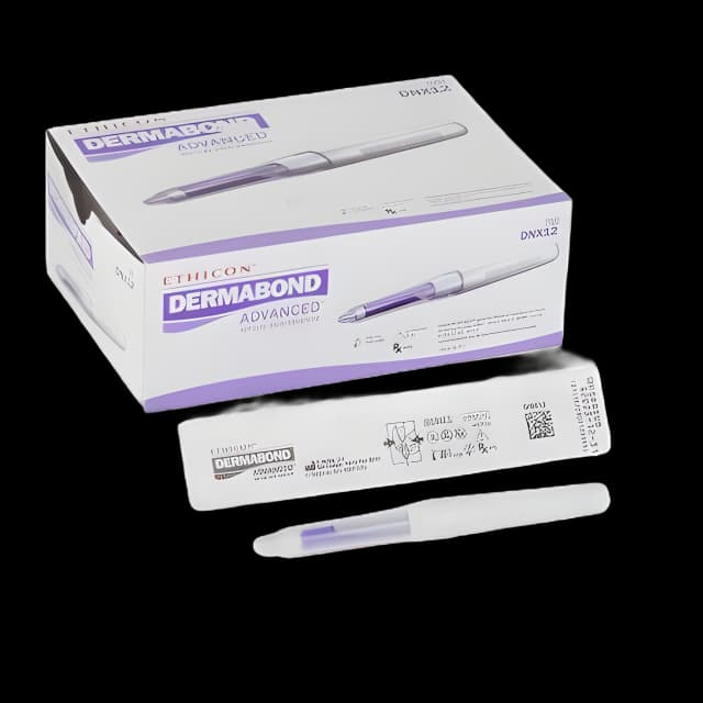 Skin Adhesive Dermabond Advanced™ 0.7 mL Liquid Precision and Dome Applicator Tip 2-Octyl Cyanoacrylate - DNX12