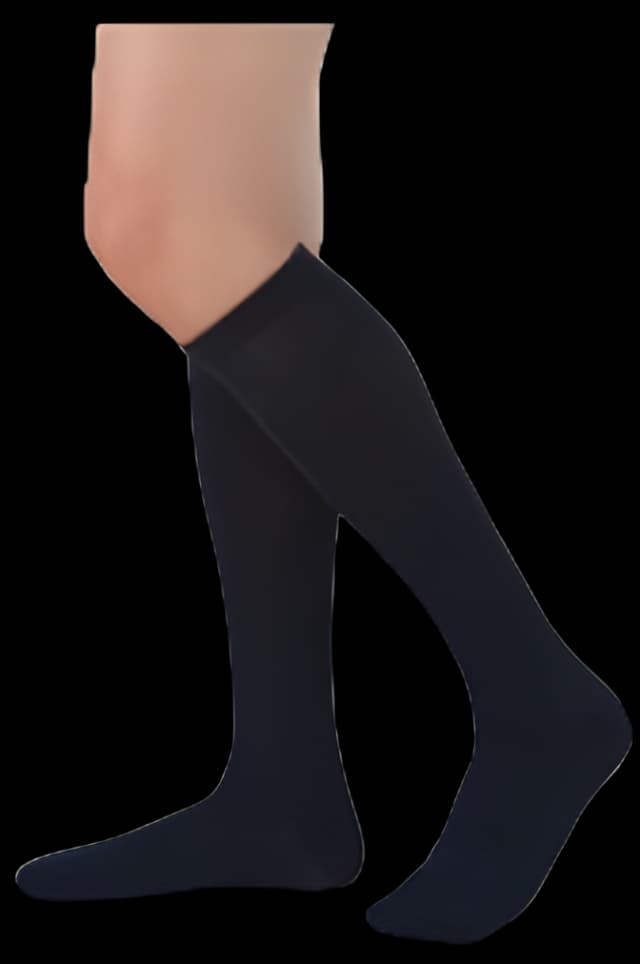 Carolon Knee High Compression Stockings - Size E Black