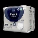Unisex Adult Absorbent Underwear Abena® Premium Pants M1 Pull On with Tear Away Seams Medium Disposable Moderate Absorbency