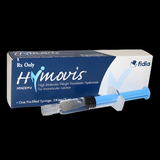 Hymovis® Hyaluronate, Modified, Non-crosslinked 8 mg / mL Injection Prefilled Syringe 3 mL