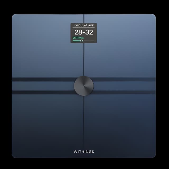 Complete Body Composition Analyzer Stand On Withings Digital Display 5 -> 200kg (9 -> 440lb) Black