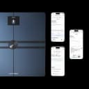 Complete Body Composition Analyzer Stand On Withings Digital Display 5 -> 200kg (9 -> 440lb) Black