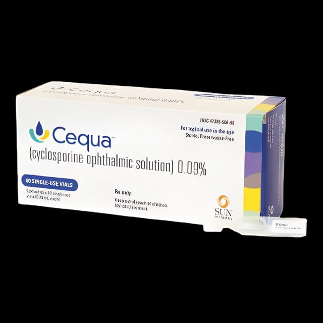 CEQUA Cyclosporine 0.09% Solution for Dry Eye | Single-Use
