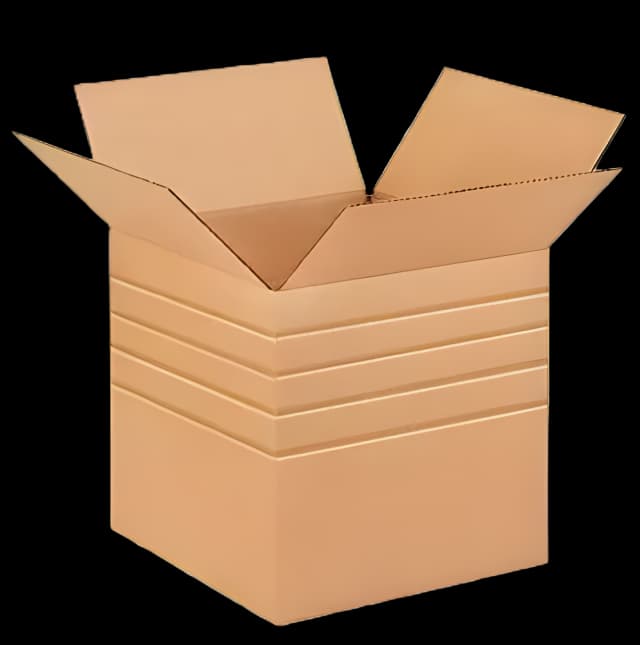 Storage Box Uline Multi-Depth 15 X 15 X 15 Inch Corrugated