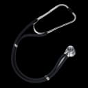 Sprague Stethoscope W.A. Baum Black 2-Tube 30 Inch Tube Double Sided Chestpiece