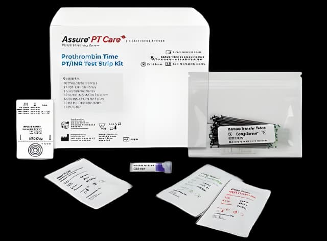 Coagulation Test Kit Assure® PT Care Prothrombin Time Test (PT/INR) 50 Tests CLIA Waived