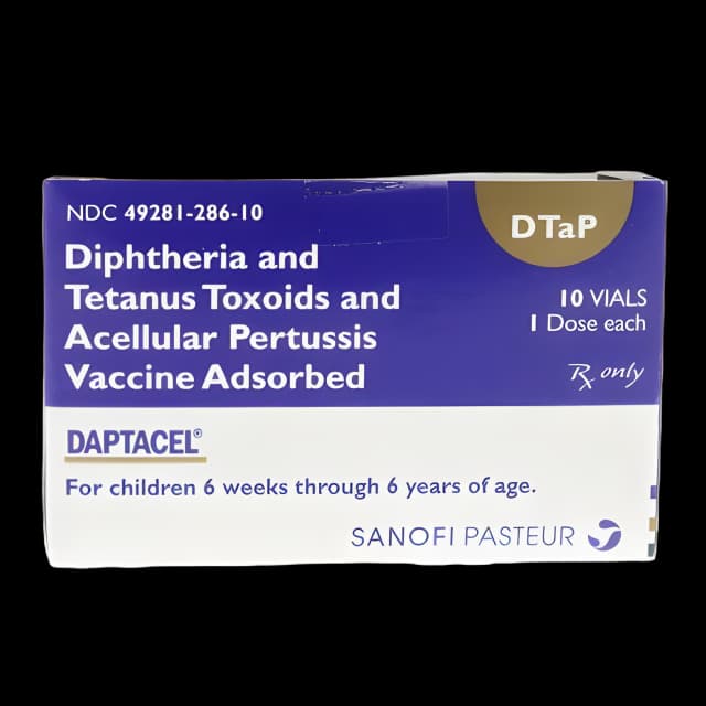 DAPTACEL® Pediatric DTaP Vaccine Indicated for People 6 Weeks to 6 Years of Age Diphtheria and Tetanus Toxoids and Acellular Pertussis Vaccine, Adsorbed Injection Single-Dose Vial 0.5 mL