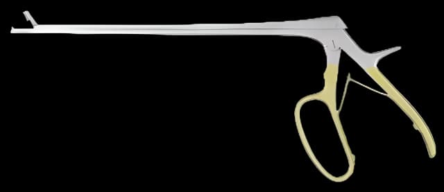 Biopsy Forceps McKesson Argent™ Townsend Mini 7-3/4 Inch Length Surgical Grade Stainless Steel NonSterile NonLocking Pistol Grip Handle with Spring Straight 2.3 X 4.2 mm Bite