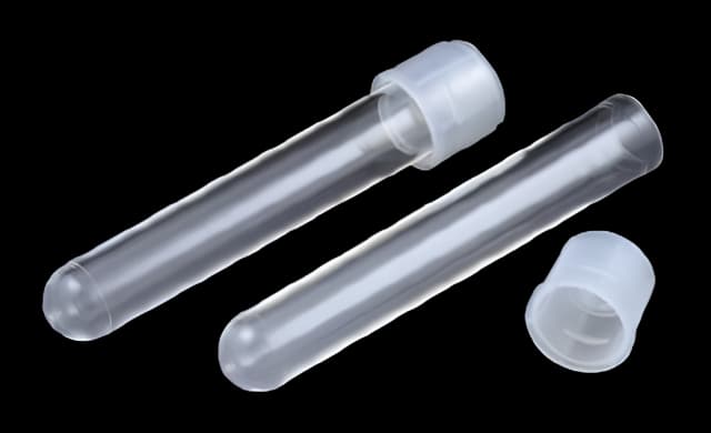 Test Tube Plain 15 mL Dual Position Snap Cap Polystyrene Tube