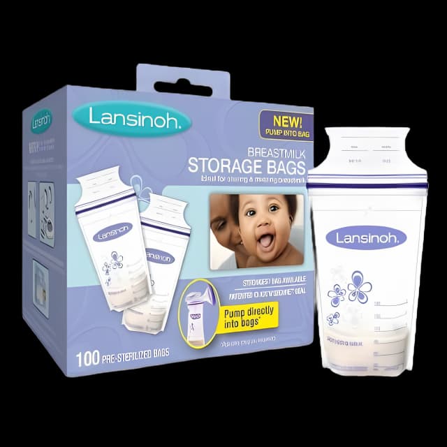 Lansinoh 6 oz. Breast Milk Storage Bags - Leak-proof