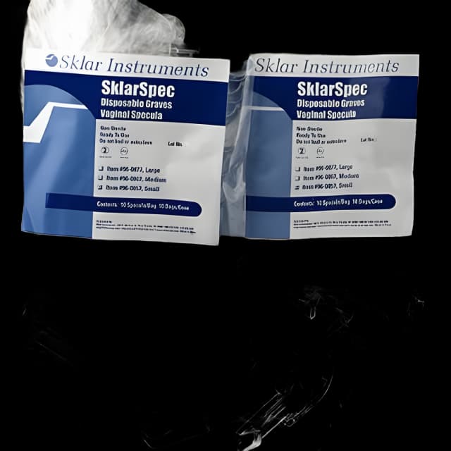 Vaginal Speculum SklarSpec™ Graves NonSterile Office Grade Plastic Medium Double Blade Duckbill Disposable Without Light Source Capability