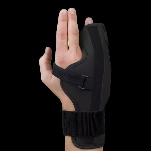 Med Spec Boxer Fracture Brace X-Small Left Hand - Aluminum/Felt