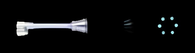 Shower Spray Tip Pulsavac® High Capacity, 9 cm, Alternative to Fan Spray 4 to 6 Pulsed Fluid Streams