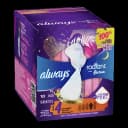 Feminine Pad Always® Radiant with FlexFoam Overnight / With Wings Heavy Absorbency