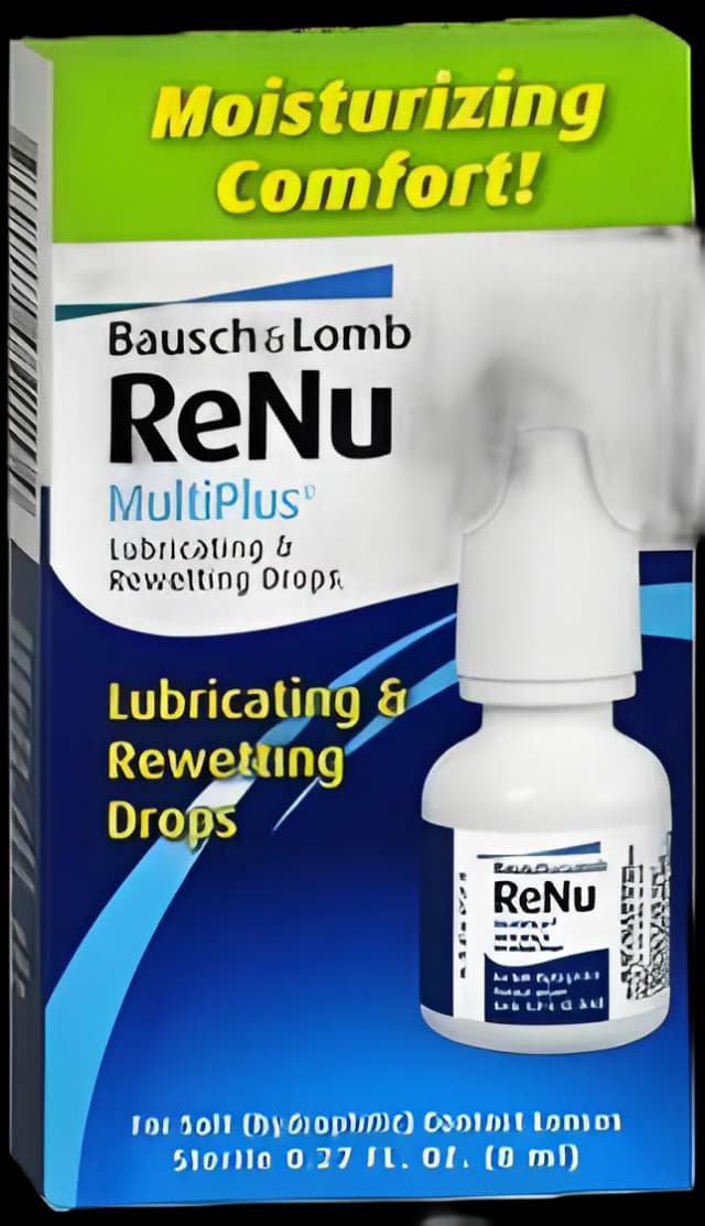 Contact Lens Solution Bausch + Lomb re'nu® MultiPlus 0.27 oz. Solution