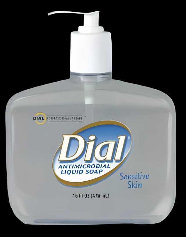Antimicrobial Soap Dial® Professional for Sensitive Skin Liquid 16 oz. Pump Bottle Fresh Scent