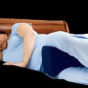 Knee Abduction Cushion Carex 8 W X 7-1/2 D X 10-1/2 H Inch Foam Freestanding