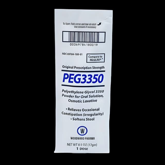 Buy PEG 3350 17g Powder 14 Packets - Woodward Pharma