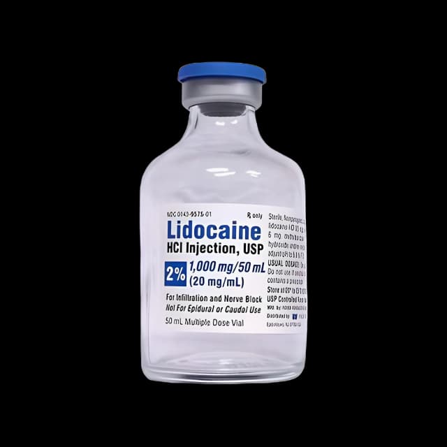 Lidocaine HCl 2%, 20 mg / mL Injection Multiple-Dose Vial 50 mL - 1017890