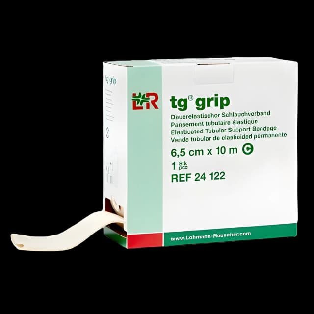 Elastic Tubular Support Bandage tg® grip 2-3/4 Inch X 11 Yard Medium Hand / Wrist / Small Elbow / Ankle Pull On White NonSterile Size C Standard Compression