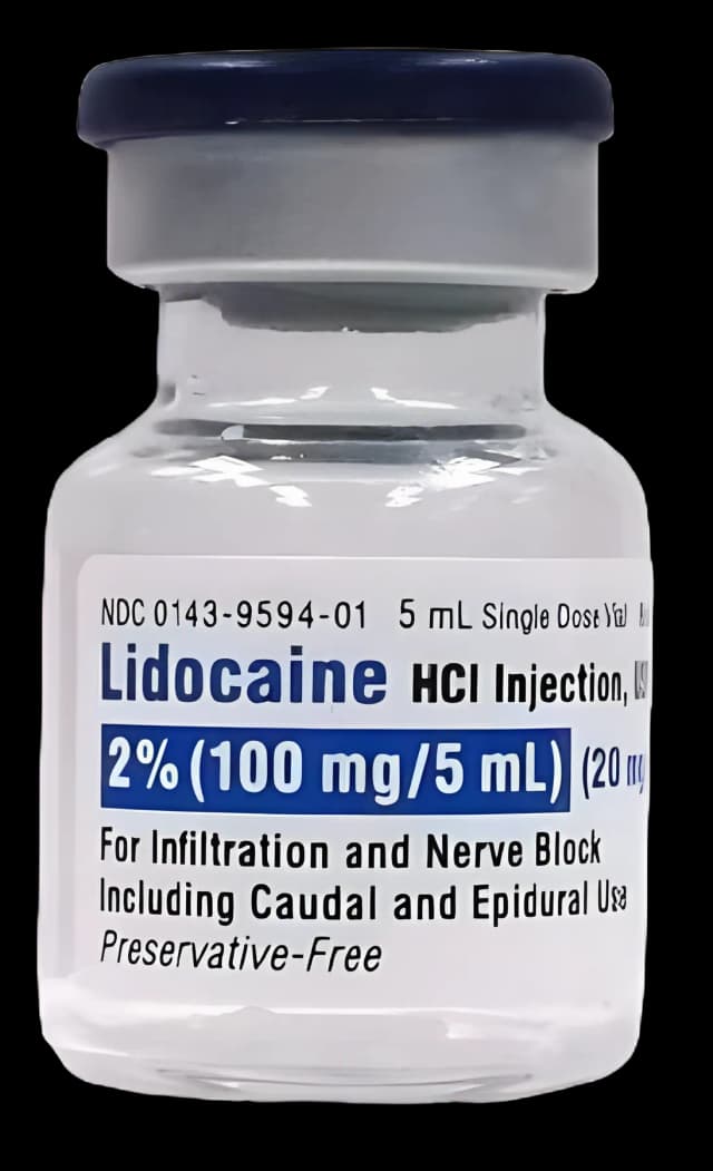Lidocaine HCl 2% Injection by Hikma - Preservative-Free