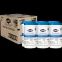 Clorox Healthcare® Surface Disinfectant Cleaner Premoistened Bleach Germicidal Manual Pull Wipe 70 Count Canister Chlorine Scent NonSterile