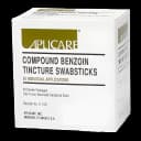 Impregnated Swabstick Aplicare® 77% Strength Ethyl Alcohol / Compound Benzoin Tincture Individual Packet Sterile