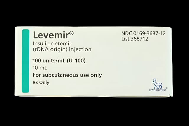 Levemir® Insulin Detemir 100 U / mL Injection Multiple-Dose Vial 10 mL