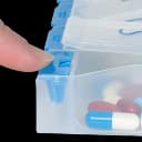Pill Organizer Push Button Weekly X-Large 7 Day 4 Dose