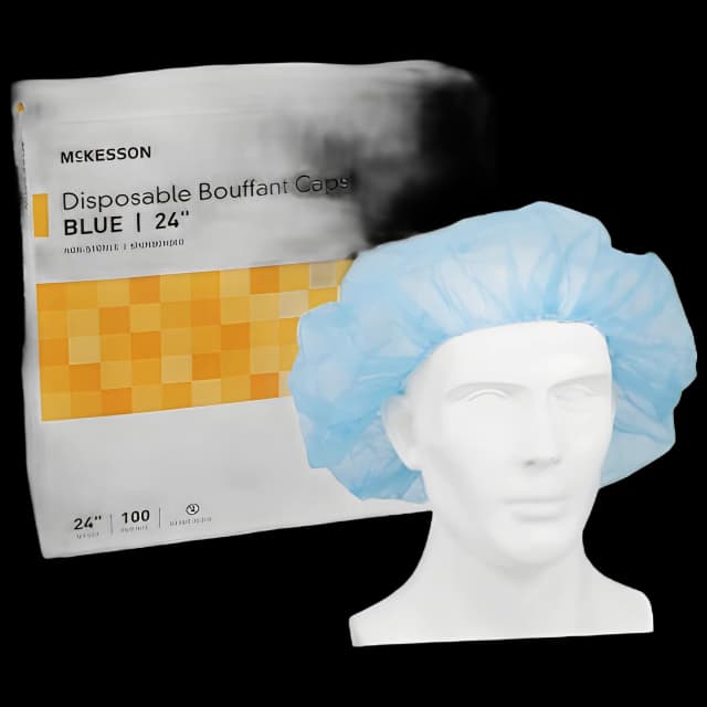 Bouffant Cap McKesson Blue Elastic Closure - 40181100