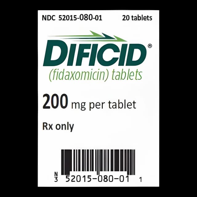 DIFICID Fidaxomicin 200 mg Tablet for C. difficile