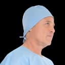 Surgeon Cap Halyard One Size Fits Most Blue Tie Closure