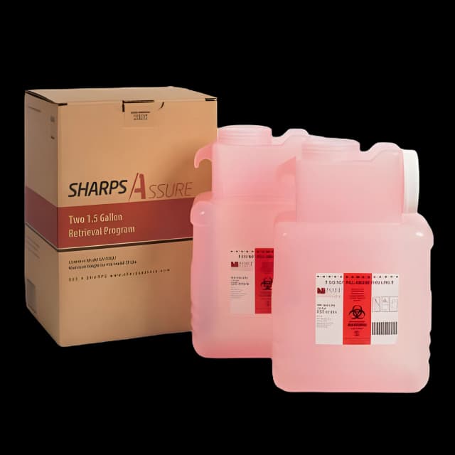 Sharps Assure 1.5 Gallon Mailback Container - SA150GU2