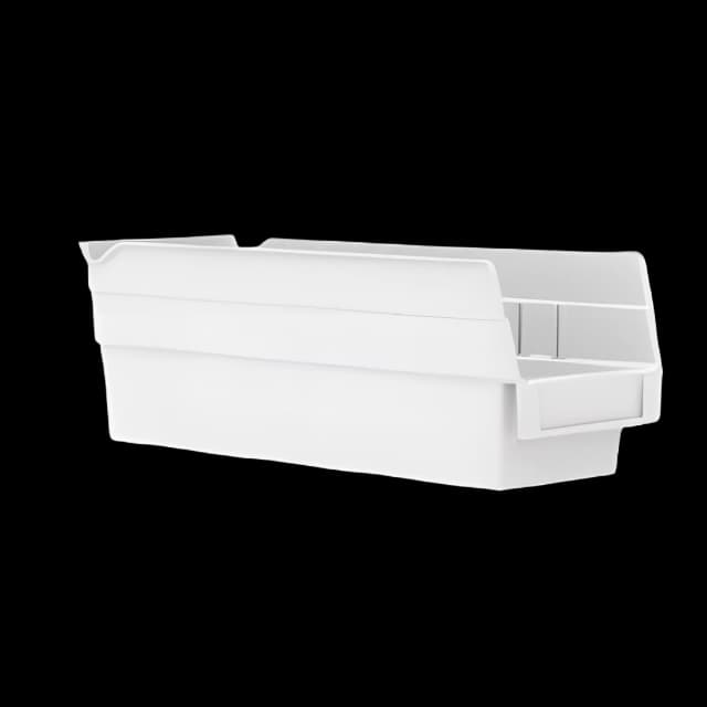 Akro-Mils Medical Polymer Shelf Bin 4x4-1/8x11-5/8 Inch