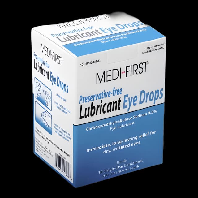 Medi-First Gel Eye Drops for Dry Eye Relief
