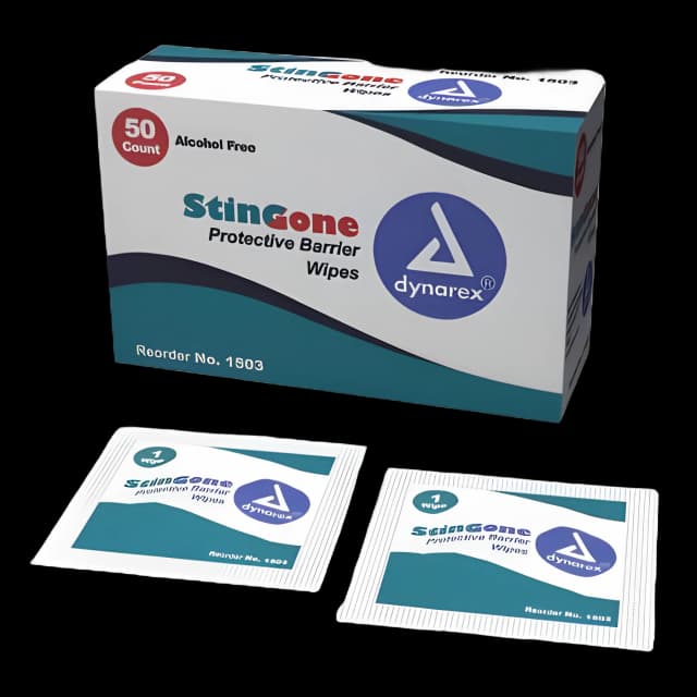 Skin Barrier Wipe StingGone™ 20% Strength Polyaminopropyl Biguanide Individual Packet NonSterile