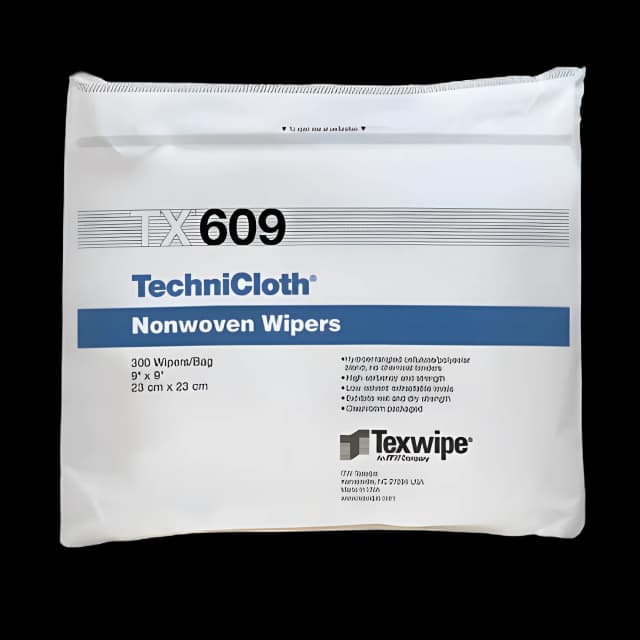 TechniCloth® TX609 Cleanroom Wipes - ISO Class 5-8 Compatible