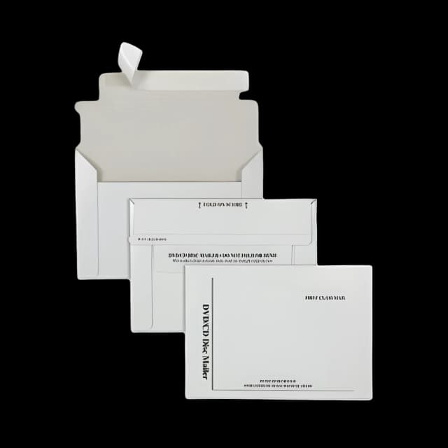 Disk/CD Foam-Lined Mailers for CDs/DVDs, Square Flap, Redi-Strip Adhesive Closure, 8.5 x 6, White, 25/Box