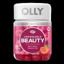 Dietary Supplement OLLY® Undeniable Beauty® Biotin / Vitamin C / Vitamin E / Keratin 2500 mcg - 15 mg - 7.5 mg - 50 mg Strength Gummy 60 per Bottle Grapefruit Glam Flavor