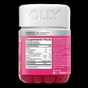 Dietary Supplement OLLY® Undeniable Beauty® Biotin / Vitamin C / Vitamin E / Keratin 2500 mcg - 15 mg - 7.5 mg - 50 mg Strength Gummy 60 per Bottle Grapefruit Glam Flavor