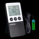 Digital Refrigerator / Freezer Thermometer with Alarm Traceable® Fahrenheit / Celsius -58° to +158°F (-50° to +70°C) Bottle Probe Flip-out Stand / Wall Mount