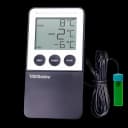 Digital Refrigerator / Freezer Thermometer with Alarm Traceable® Fahrenheit / Celsius -58° to +158°F (-50° to +70°C) Bottle Probe Flip-out Stand / Wall Mount