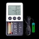 Digital Refrigerator / Freezer Thermometer with Alarm Traceable® Fahrenheit / Celsius -58° to +158°F (-50° to +70°C) Bottle Probe Flip-out Stand / Wall Mount