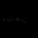 Task Wipe WypAll® X60 Light Duty White NonSterile Cellulose / Polypropylene 12 X 12-1/2 Inch Reusable