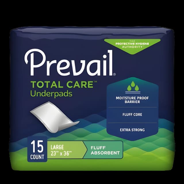 Disposable Underpad Prevail® Total Care™ 23 X 36 Inch Fluff Light Absorbency - UP-120/1