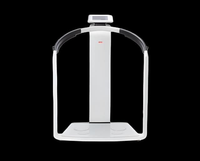 Full Body Composition Analyzer - Standing Stand On seca® 514 Touchscreen Display 660 lbs. Black / White