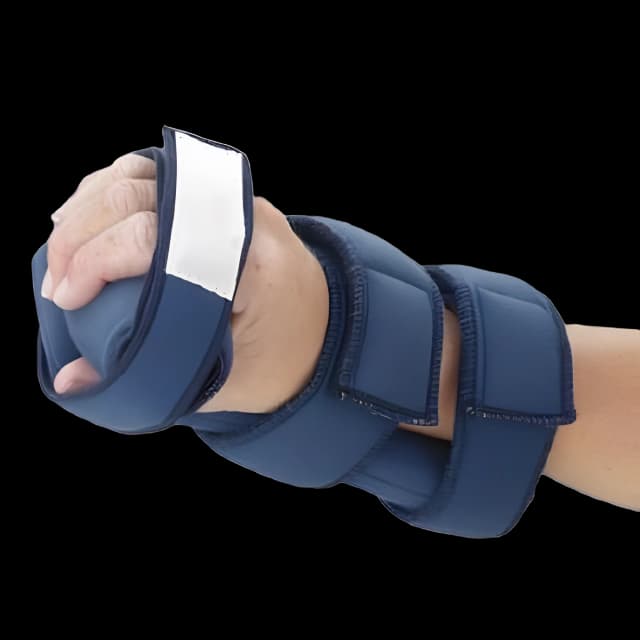 Hand Orthosis AirPro® Air Graduate™ Inflatable Fabric Left or Right Hand Blue One Size Fits Most